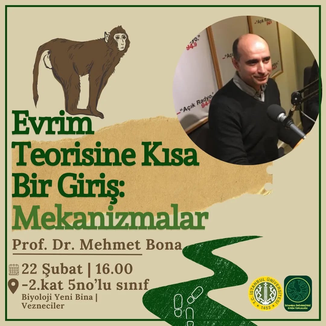 Prof. Dr. Mehmet Bona ile Evrim Teorisine Kısa Bir Giriş