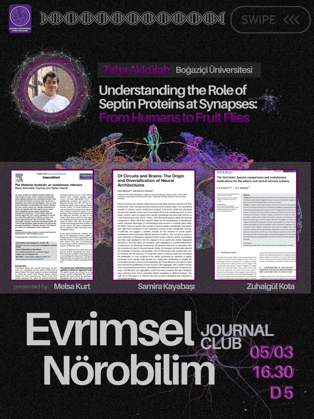 Evrimsel Nörobilim Journal Club — Oturum 5