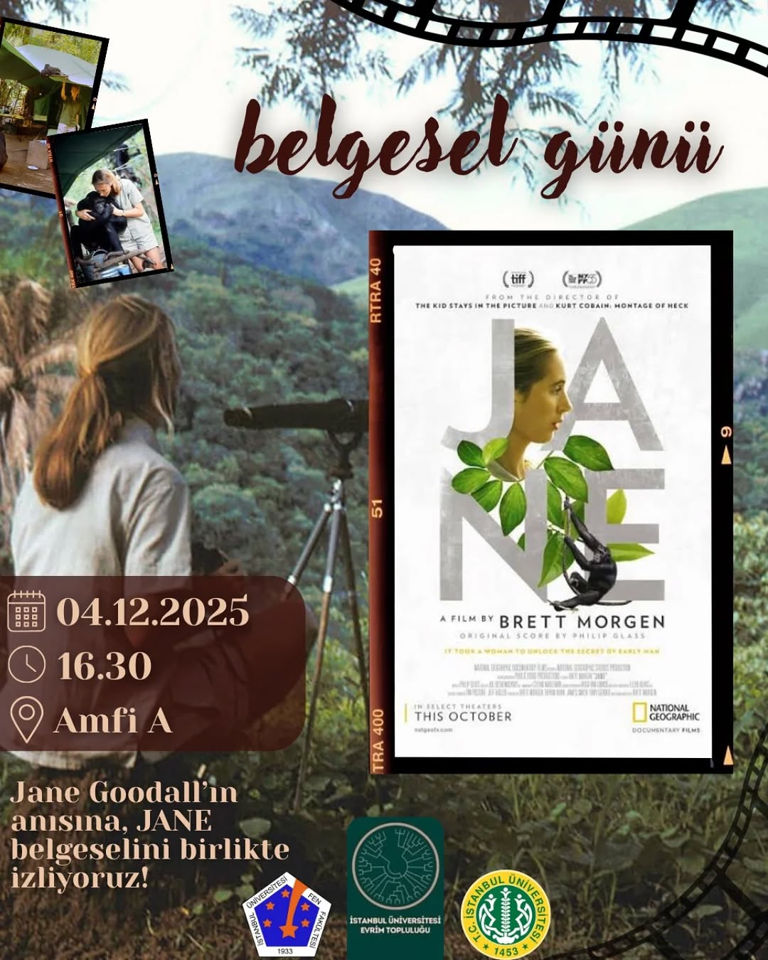 Belgesel Günü: JANE (2017)